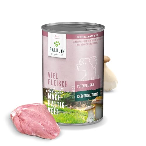    für   Pute Kräuterseitling 400g   Fleisch mehr Nachhaltigkeit vollwertiges Hundefutter für alle Hundearten geeignet