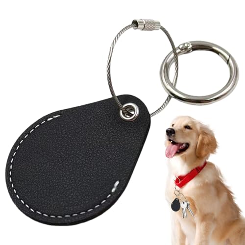 üsselanhänger PU Leder Hülleützende Hülle mit Metallringschlossüsselanhänger Zubehör für Geldbörse Gepäck