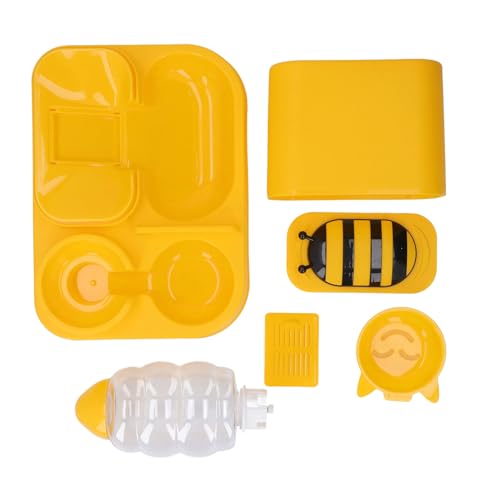 2 - in - 1 Katzen Futterautomat und Wasserspender Große Kapazität Trocken - und Nassfutter getrennt - Feed Futterautomat für Katzen Hunde - Automatischer Katzen Futter