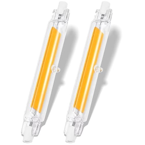 ACAATVE 10W Für 100W Halogenstab Naturweiß 4000K 1000 LM für Deckenfluter Wandleuchte 2er Pack