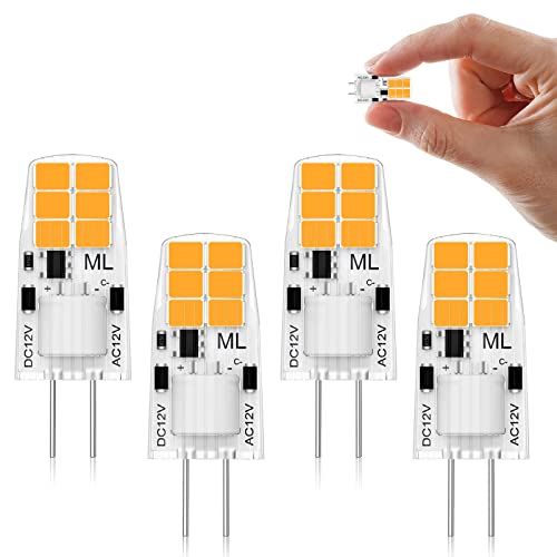 YzzYzzühbirne Warmweiss 2700K Lampe 1.2W Entspricht 10W 180LM Flimmern 4er