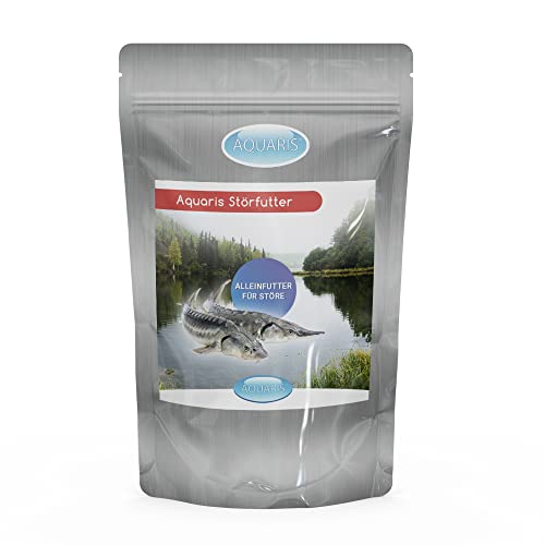 AQUARIS Futter für stör Fische trüben Nicht das Wasser und enthalten viele Nährstoffe mit nützlichen Elementen und leicht verdaulich 680 g 1 L 6 mm