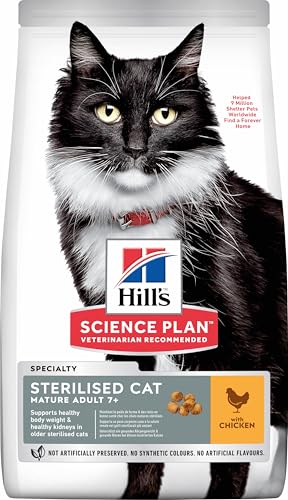 Hills Feline Sterilised Cat Mature Chicken 1 5kg 1er Pack 1 x 1.5 kg Packung