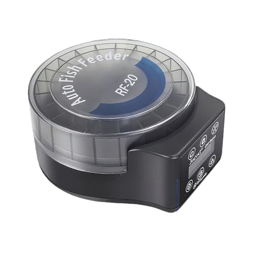  Feeder Intelligente 6 Stufen Steuerung Selbstfütternder   140ml Aquariumfütterung Für Büro Schreibtischöte Axolotl