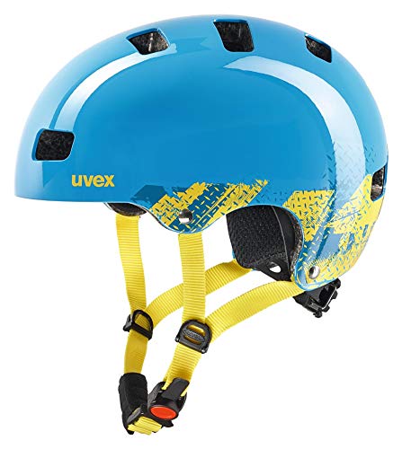 Uvex Unisex Jugend kid 3 Fahrradhelm blackout blue 51-55 cm