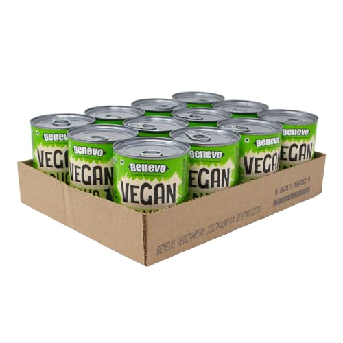 Benevo veganes Hundefutter nass 12 x 354g Hypoallergen weizenfrei GVO-frei Nassfutter für alle Rassen mit essentiellen Fettsäuren Taurin L-Carnitin von PETA und Vegan Society UK genehmigt