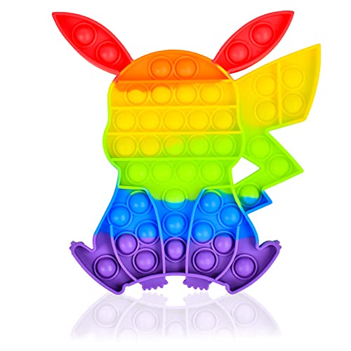 EKKONG Fidget Popper pop Bubble Poppet Antistress Spielzeug Sensorisches Spielzeug zur Linderung von Angst und Stress Squishy Toys für Kinder Erwachsene