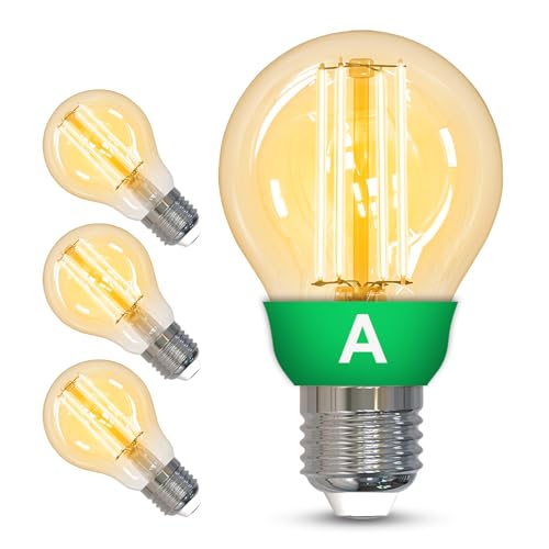 ANTELA E27 LED Lampe 5W 1055LM 2700K Warmweiß Licht ersetzt 75W Klasse A Energiesparlampe nicht Dimmbar ErP 4PCs