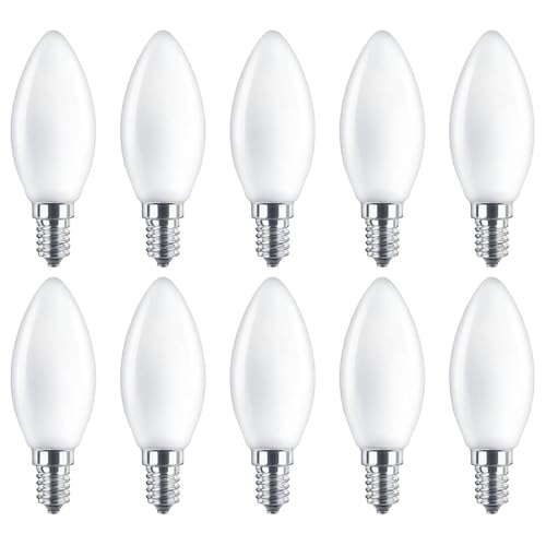 NCC-Licht 10 x LED Leuchtmittel Classic Kerze C35 2 2W 25W E14 opal 250lm 840 neutralweiß 4000K