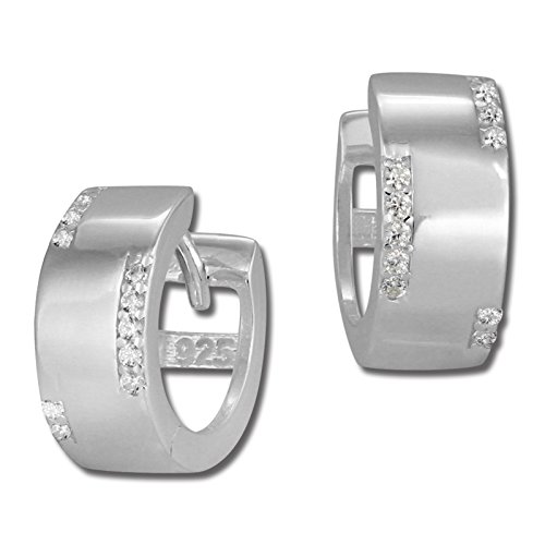 SilberDream 13mm für Damen 925 Zirkonia weiß SDO385W Creole