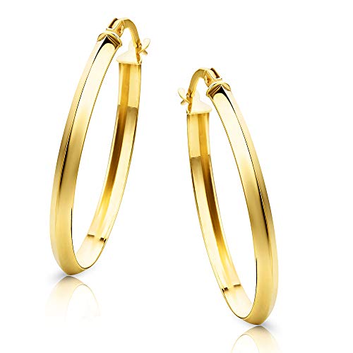 Orovi Ohrringe Damen Gelbgold 14 Karat 585 Gold Creolen