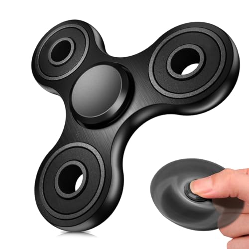 KYLOS Fidget Spinner Sensory Hand Fidget Spielzeug Angst Stress Relief Party Bag Fillers Für Kinder Erwachsene Goodie Bag Stuffers Schwarz