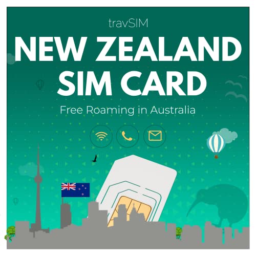 travSIM Neuseeland SIM Karte 10GB Mobile Daten bei 4G 5G Geschwindigkeiten Kostenloses Roaming in Australien Der Plan der Prepaid SIM Karte Neuseeland ist 30 Tage gültig
