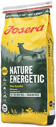 Josera Nature Energetic 1 x 15 kg getreidefreies Hundefutter ohne Kartoffeln Super Premium Trockenfutter für ausgewachsene Hunde 1er Pack