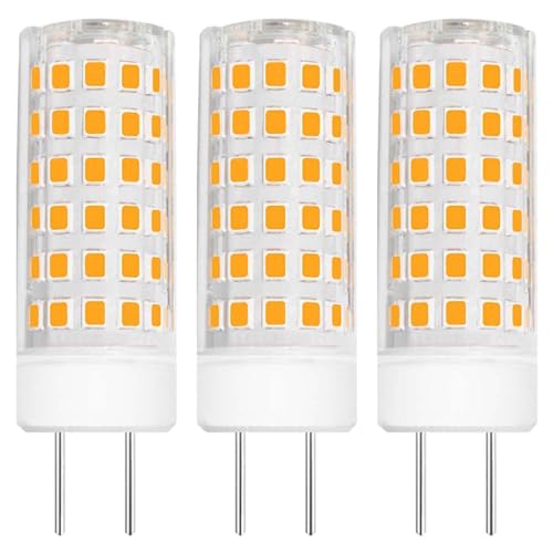 LIENNGKE 3er Pack LED GY6.35 Lampe Ersetzt 50w Halogenlampe 12v Warmweiß 520lm 4w 3000K Leuchtmitteln MEHRWEG