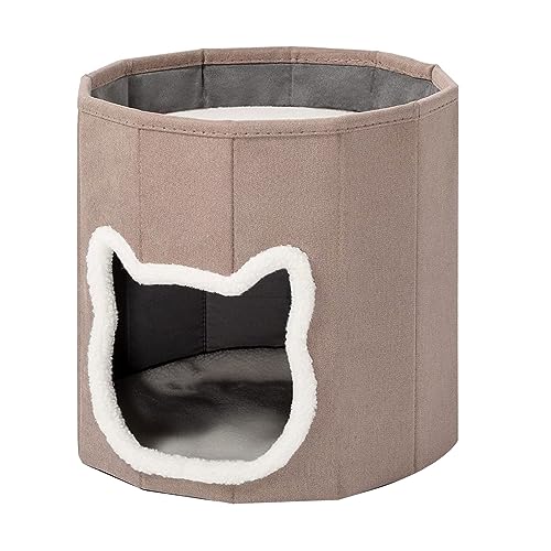 Ã¶hle KuschelhÃ¶hle 35x HÃ¶he 35cm Indoor Katzenzelt fÃ¼r Mini HundehÃ¶hle mit waschbarer Matte HÃ¶hle