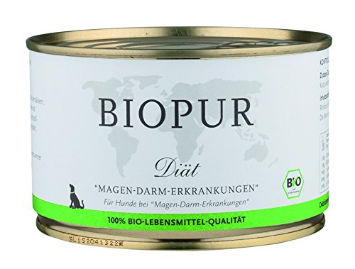 BIOPUR Bio Diätfutter Magen- und Darmerkrankungen 400g 6er Pack 6 x 400 g
