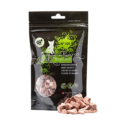 catz finefood Purrrrly N 105 - Rinderherzen 35g