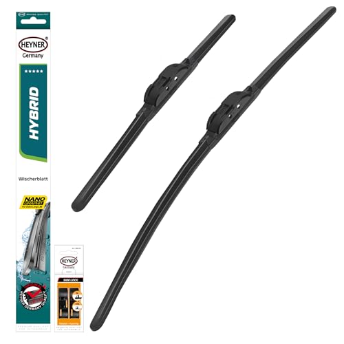 HEYNER Scheibenwischer Set passend für VW Touareg 03.2010-12.2018 HYBRID Flachbalkenwischer Frontscheibenwischer