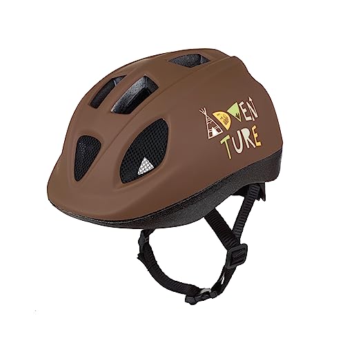 Polisport Unisex-Youth Kids Helmet-Adventure- XS 46 53 Helm Braun