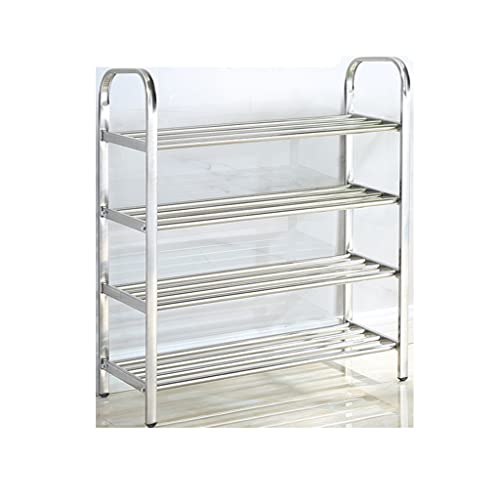  Edelstahl 4 stufiges stapelbares Erweiterbares Aufbewahrungsorganisation Größe 15 7 9 1 39 4 Zoll Schuhaufbewahrung Shoe Rack