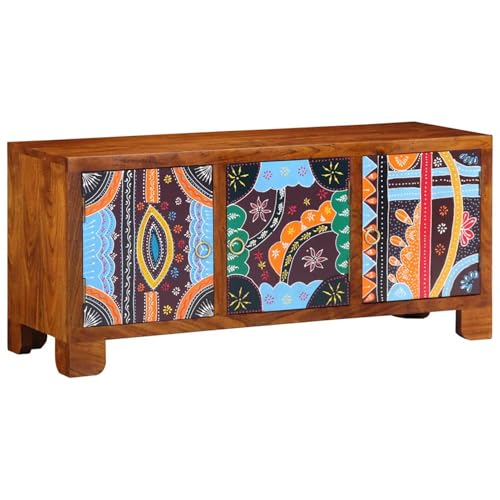 Gecheer Schuhbank Honigbraun 100 x 35 x 45 cm Massivholz Akazie Schuhorganizer Schuhregal Sitzbank für Eingangsbereich Garderobe Wohnzimmer4016526