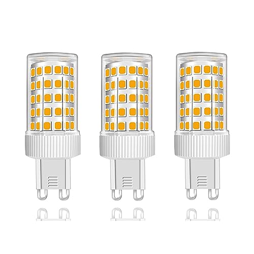 ZFQ G9 LED Lampe 10W G9 LED Warmweiß 3000K Ersetzt 50W-100W Halogen 1000LM G9 Glühbirnen für Kronleuchter Deckenleuchten Wandleuchten Nicht Dimmbar Kein Flackern AC 220-240V 3er Pack