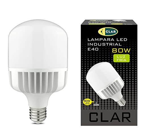 CLAR - LED-Glühbirne E40 80W Kaltweiß 6500K 1 Stück