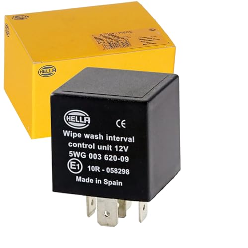HELLA 5WG 003 620-097 Relais Wisch-Wasch-Intervall - 12V - 6-polig - ohne Halter