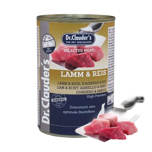 Dr.Clauder s Selected meat Lamm Reis 6 x 400g