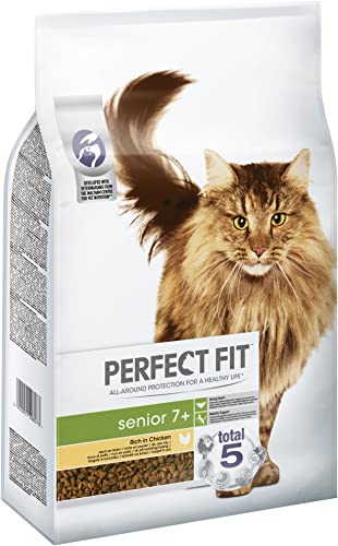 Perfect Fit Senior 7 Trockenfutter für ältere Katzen ab 7 Jahr Huhn Unterstützt die Vitalität 7 kg