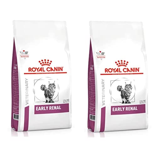 Royal Canin Veterinary Early RENAL Doppelpack 2 x 400g Trockenfutter für Katzen Kann zur Unterstützung der Nierenfunktion bei chronischer Niereninsuffizienz beitragen
