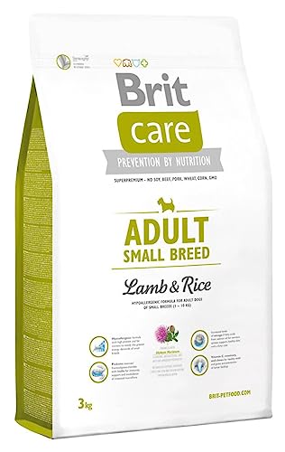 Brit Care Small Adult Lamb Rice Hundefutter für kleine Rassen 7 5 kg