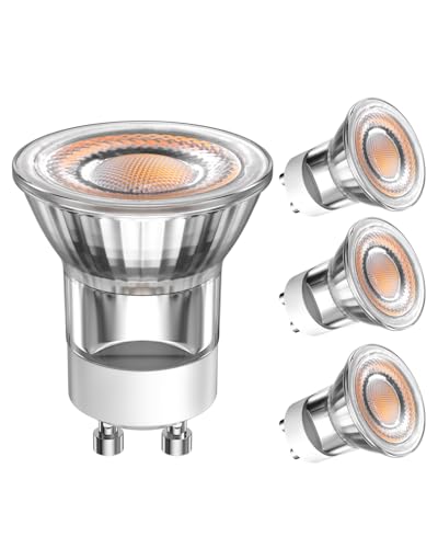 Lamptobe Gu10 Led Warmweiss 2W Warmweiß 3000K Mini MR11 Reflektor 20W Ersatz Scheinwerfer-Glühbirnen 36 Abstrahlwinkel Nicht Dimmbar- 35MM Durchmesser 230V 4 Stück