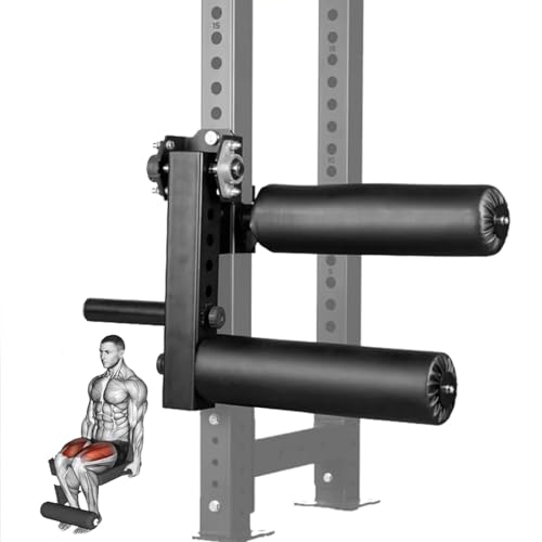 DPQYJPP Beinbeuger-Maschine Bein-Power-Cage-Rack-Aufsätze Beinpresse-Aufsatz Schaumstoff-Hakenverlängerung und Curl-Maschine für das Körpergewichtstraining im Heimstudio 16mm