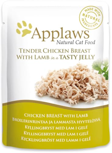 Applaws - Nassfutter für Katzen Cat Jelly Pouch Chicken and Lamm 70 g