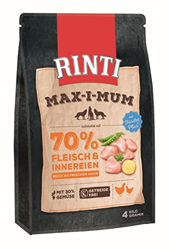 Rinti MAX-I-Mum Huhn Gemüse 1 x 4 kg getreidefrei für ausgewachsene Hunde