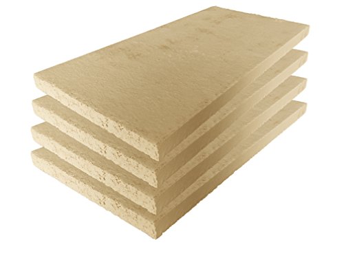40 x 30 x 2 cm Schamotte Platten für die Feuerraumauskleidung Kaminofen Kamin 