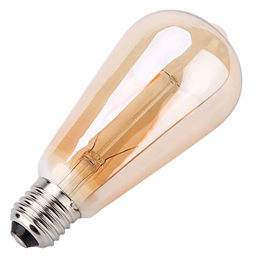 Retro -LED -Glühbirnenlampe Vintage Braunes Glas für Kaffeehaus E27 mit Hoher Sendung 2w
