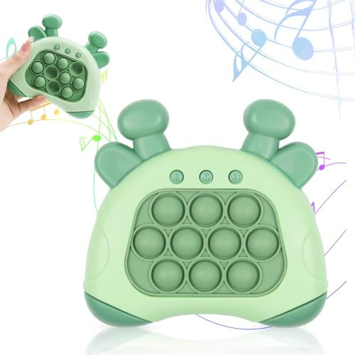 ZITUZY Fast Push Spiel Pop It Fidget Toys Pop Fidget it Spielzeug für frühe Entwicklung und Konzentrationstraining Grün