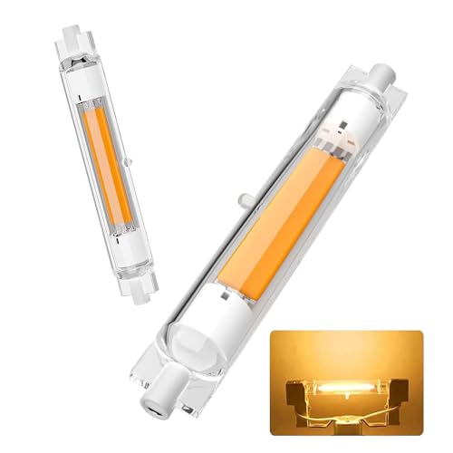 Hsientpe R7S LED 118mm 30W R7S LED Dimmbar Lampen Ersatz für J118mm 300W Halogenstab Warmweiß 3000K 3000LM Kein Flackern 360 Abstrahlwinkel 2PCS