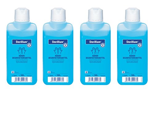 4x 500ml Flasche Hygiene Händedesinfektion ohne Zubehör