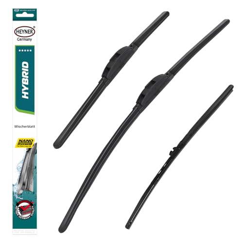 alca Scheibenwischer Set mit Heckscheibenwischer passend für DACIA JOGGER 09.2021-10.2024 SUPER FLAT Flachbalkenwischer Front- und Heckwischer