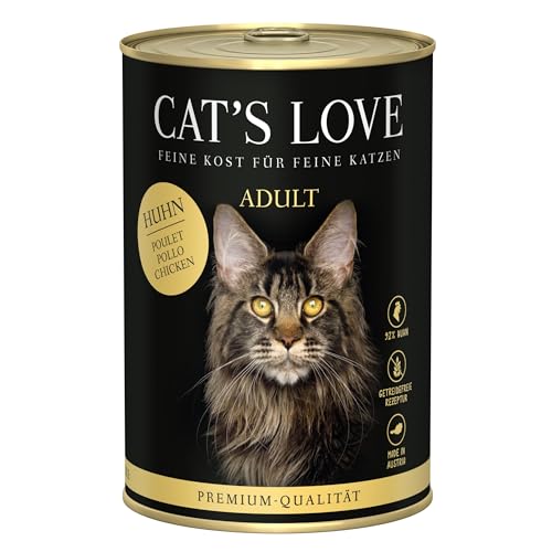 Cat S Love Nassfutter für Katzen 6 x 400 g Huhn