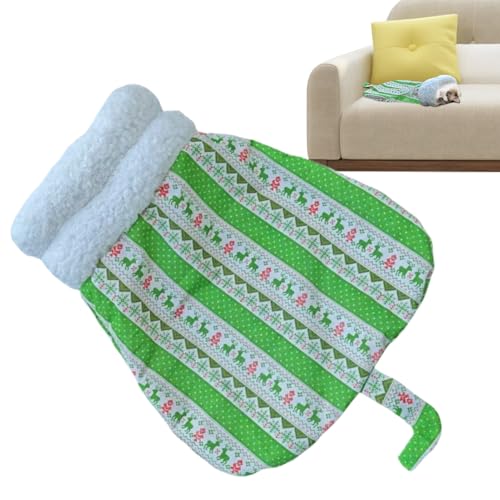 Generisch Katzen Schlafsack - Weiches Selbstwärmendes Nest Haustierzubehör 360-Grad Umhüllung Innen Katzenschlafsack Für Nickerchen Entspannung Wohnzimmer Sofa Für Katzenwelpen Und Hundewelpen