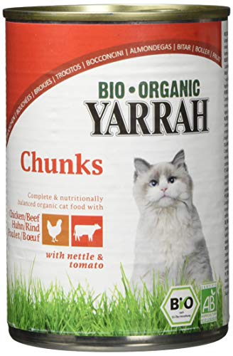 Yarrah Bio Chunks Huhn und Rind 405g
