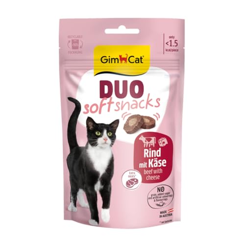 GimCat Duo Soft Snacks mit Rind mit Käse - 1 Beutel 1 x 50 g