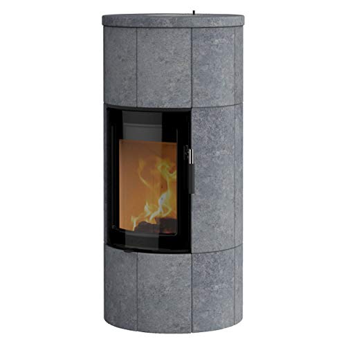 Lotus LO-1025 Maestro 1 Kaminofen Speckstein Tür Magic Rauchabgang hinten A
