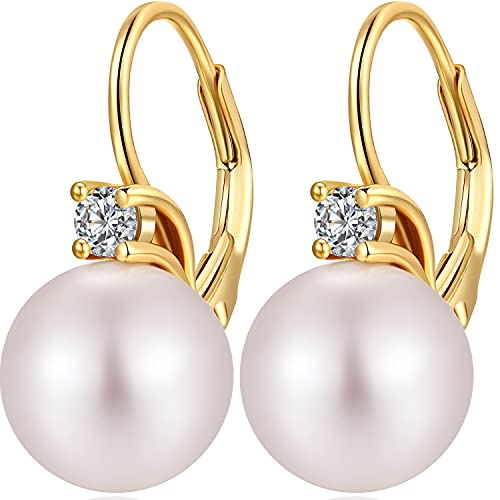 Ohrringe Gold Perlenohrringe Goldene Ohrringe Damen Perlen Ohrringe Gold Hängend Damen Creolen Mit Anhänger Gold