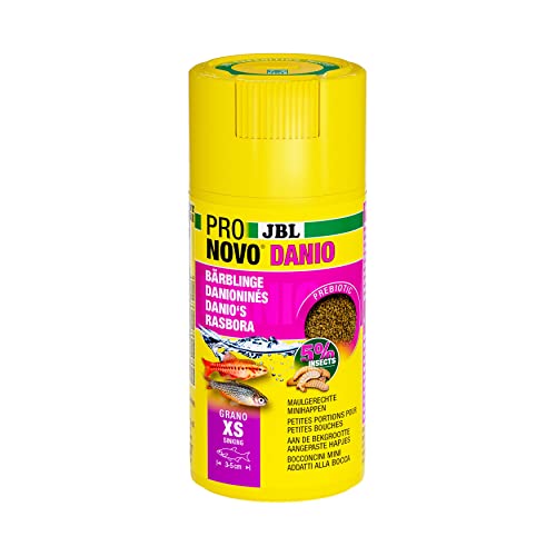 JBL PRONOVO DANIO GRANO Fischfutter-Granulat Klickdosierer GrÃ¶ÃŸe XS 100 ml